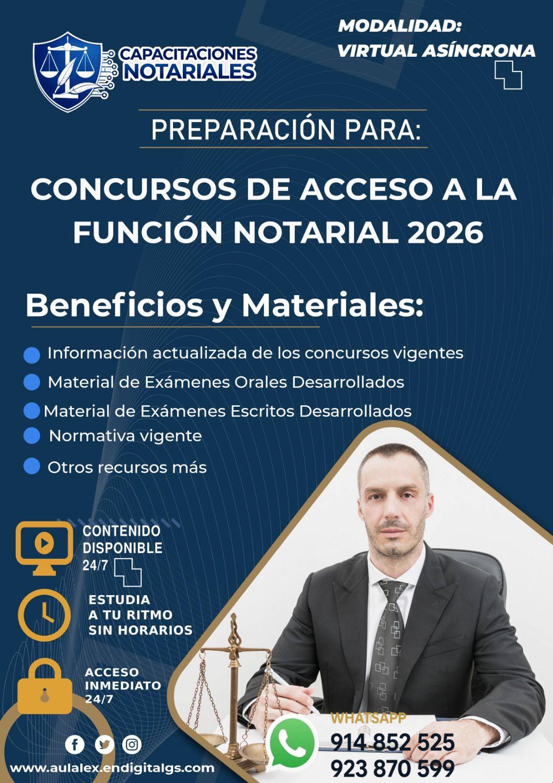 Capacitaciones Notariales - Concursos de Acceso a la Función Notarial 2026
