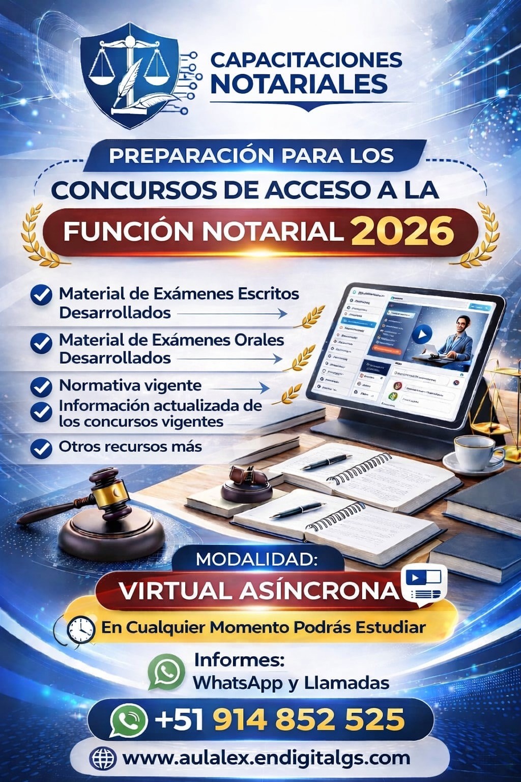 Capacitaciones Notariales - Concursos de Acceso a la Función Notarial 2026